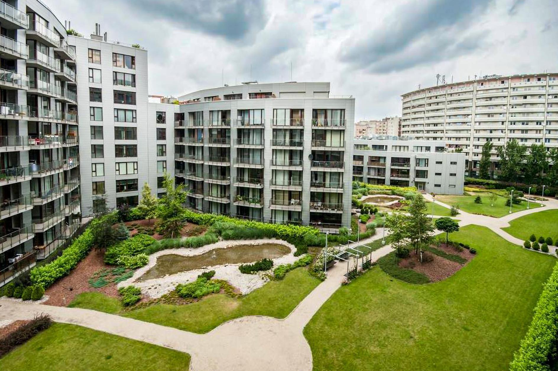 Apartamenty Triton Park Varşova Dış mekan fotoğraf