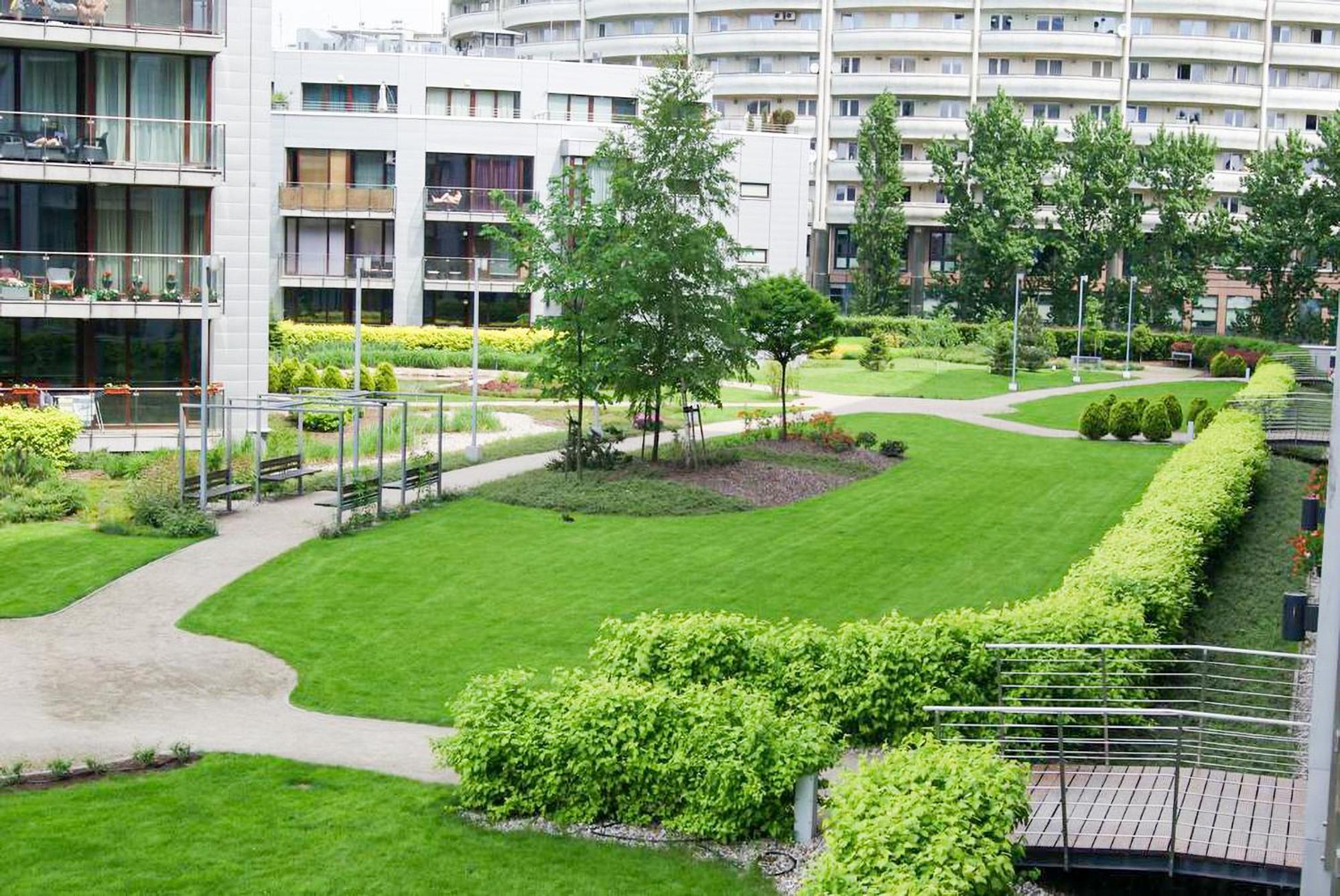 Apartamenty Triton Park Varşova Dış mekan fotoğraf