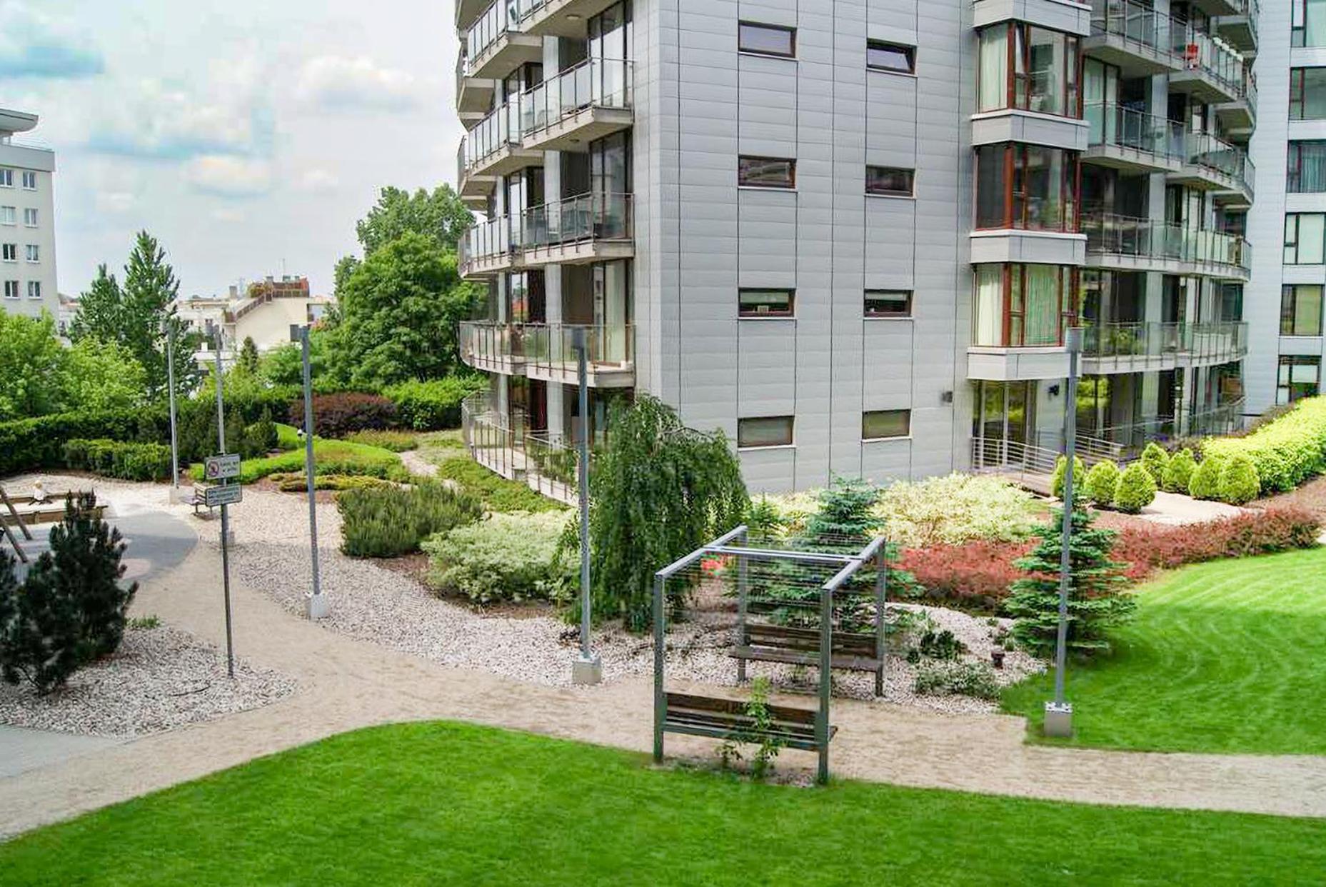 Apartamenty Triton Park Varşova Dış mekan fotoğraf
