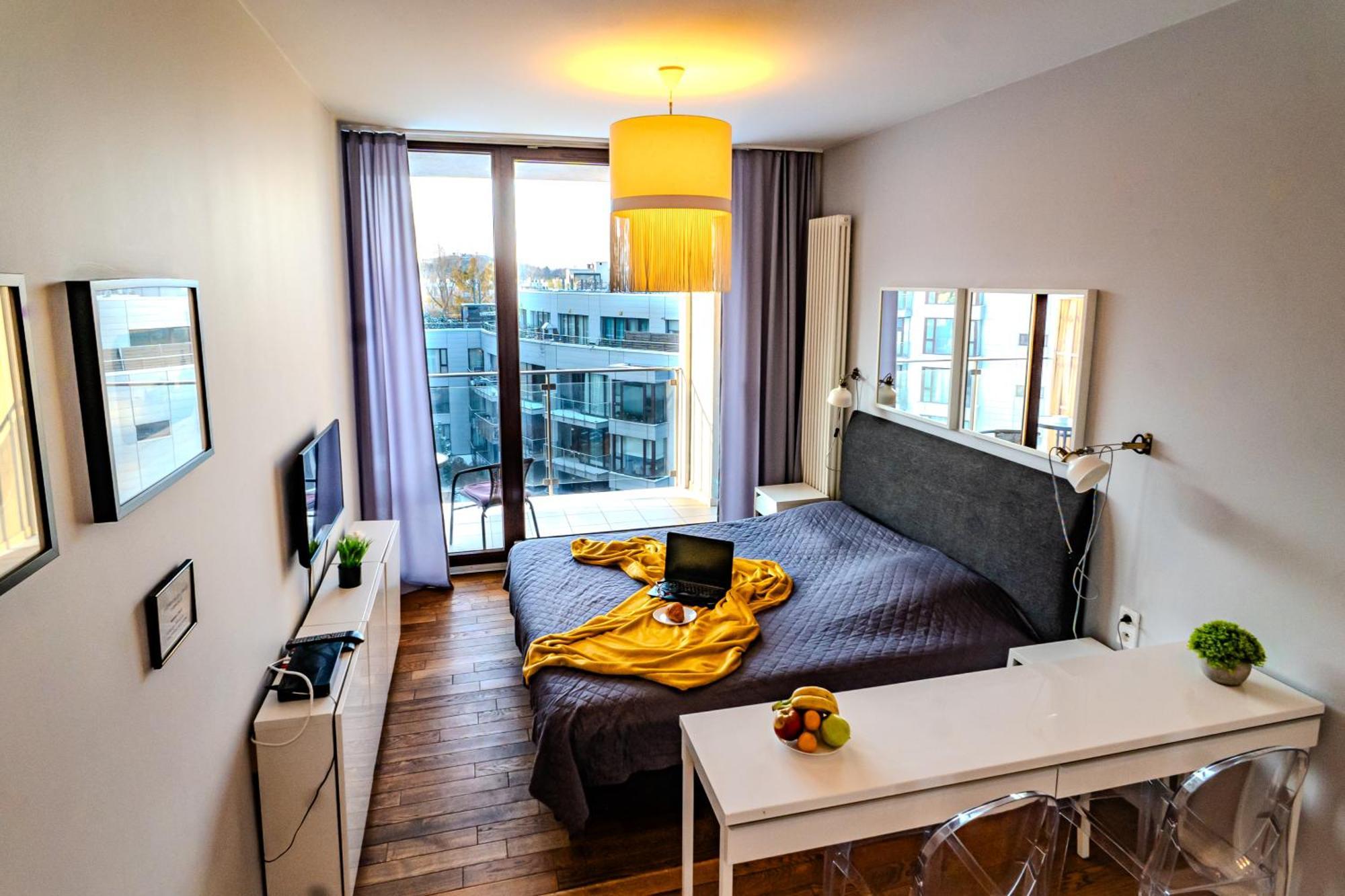 Apartamenty Triton Park Varşova Oda fotoğraf