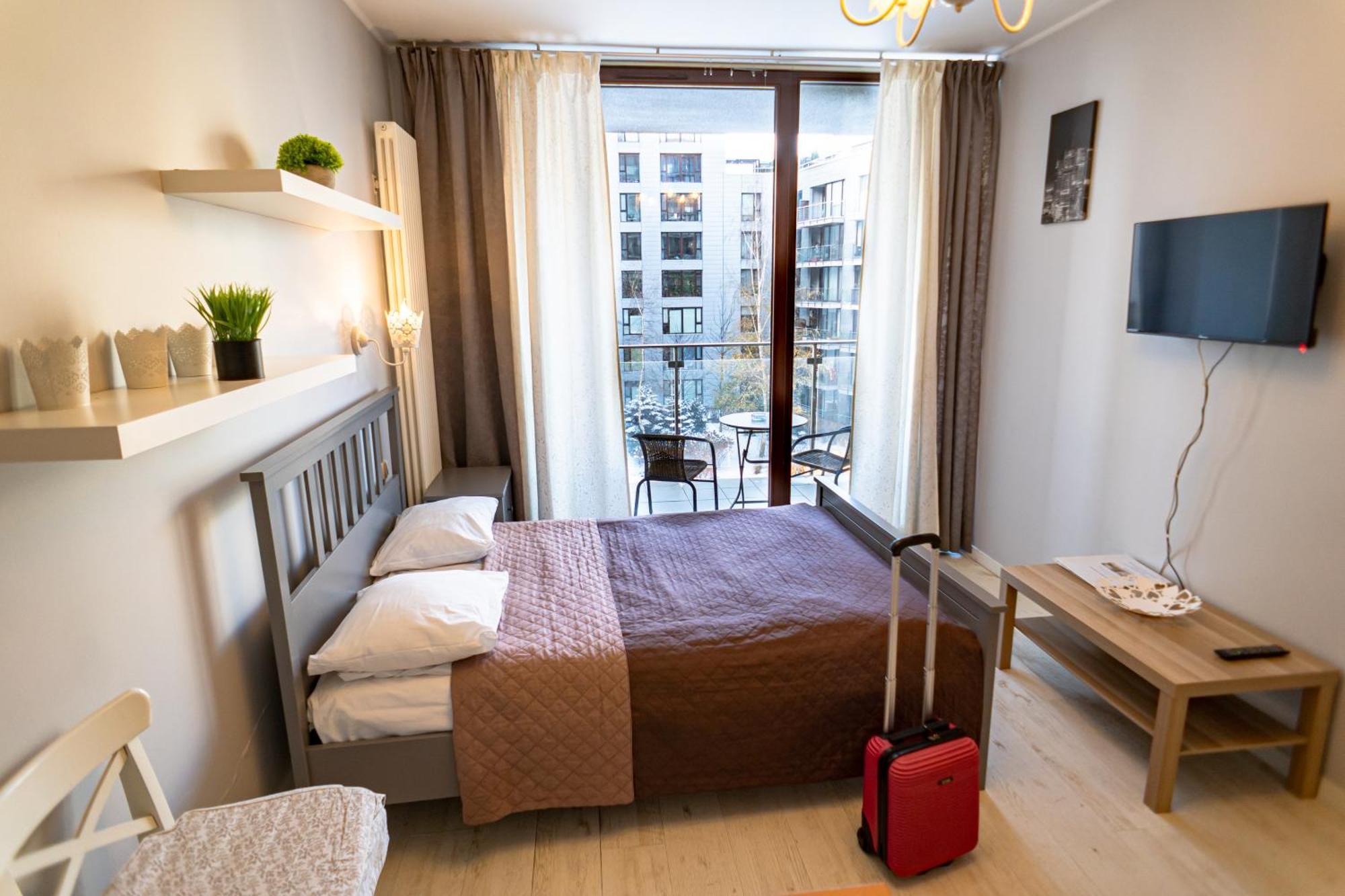 Apartamenty Triton Park Varşova Oda fotoğraf
